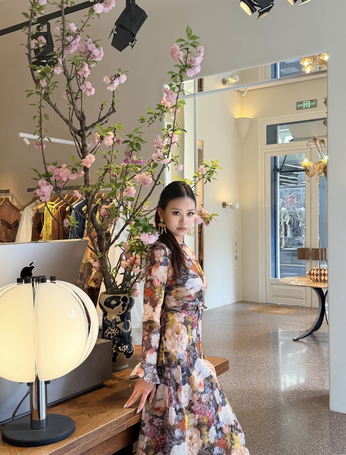 Zimmermann Floral-Print Silk Midi Dress - Image 8