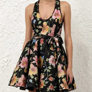 ZIMMERMANN INSPIRED DRESS IN 55% LINEN 45% SILK