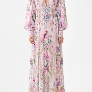 CAMILLA INSPIRED DRESS IN 100% SILK