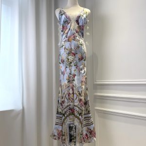 CAMILLA INSPIRED DRESS IN 100% SILK