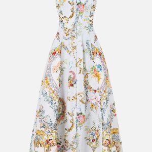 CAMILLA INSPIRED DRESS IN 82% LINEN 18% SILK