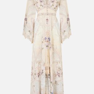 CAMILLA INSPIRED DRESS IN 100% SILK