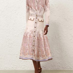 ZIMMERMANN INSPIRED SHIRT IN 100% RAMIE SKIRT IN 100% RAMIE