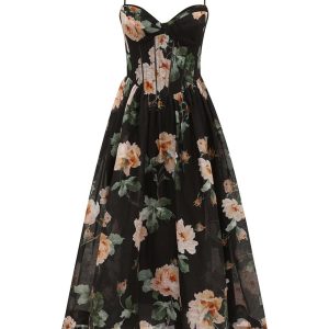 ZIMMERMANN INSPIRED DRESS IN 55% LINEN 45% SILK