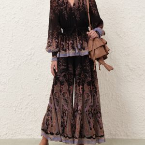 ZIMMERMANN INSPIRED SHIRT IN 100% VISCOSE SHIRT IN 100% VISCOSE