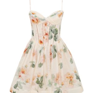 ZIMMERMANN INSPIRED DRESS IN 52% LINEN 48% SILK