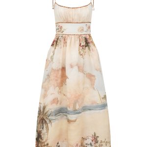 ZIMMERMANN INSPIRED DRESS IN 100% LINEN