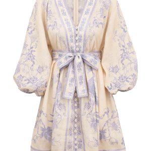 ZIMMERMANN INSPIRED DRESS IN 100% LINEN