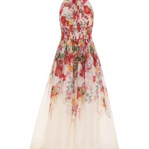 ZIMMERMANN INSPIRED DRESS IN 52% LINEN 48% SILK