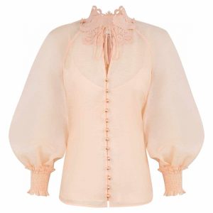 ZIMMERMANN INSPIRED DRESS IN 52% LINEN 48% SILK