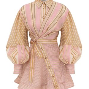ZIMMERMANN INSPIRED DRESS IN 55% LINEN 45% SILK
