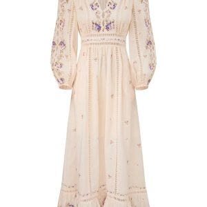 ZIMMERMANN INSPIRED DRESS IN 100% LINEN