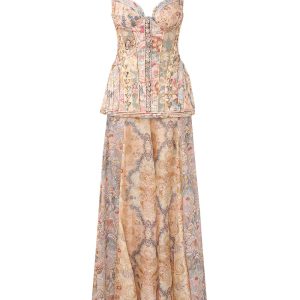ZIMMERMANN INSPIRED DRESS IN 55% LINEN 45% SILK