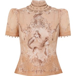 ZIMMERMANN INSPIRED CLOTH SET IN 55% LINEN 45% SILK