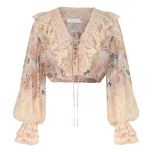 ZIMMERMANN INSPIRED CLOTH SET IN 55% LINEN 45% SILK