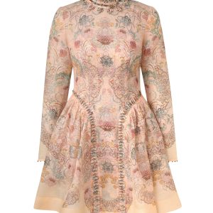ZIMMERMANN INSPIRED DRESS IN 55% LINEN 45% SILK