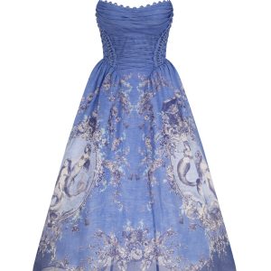 ZIMMERMANN INSPIRED DRESS IN 55% LINEN 45% SILK