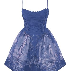 ZIMMERMANN INSPIRED DRESS IN 55% LINEN 45% SILK
