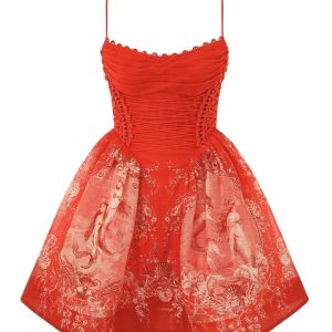 ZIMMERMANN INSPIRED DRESS IN 55% LINEN 45% SILK