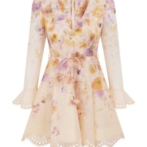 ZIMMERMANN INSPIRED DRESS IN 53% LINEN 47% SILK