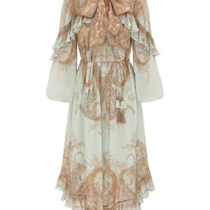 ZIMMERMANN INSPIRED DRESS IN 100% VISCOSE
