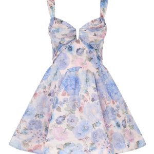 ZIMMERMANN INSPIRED DRESS IN 55% LINEN 45% SILK