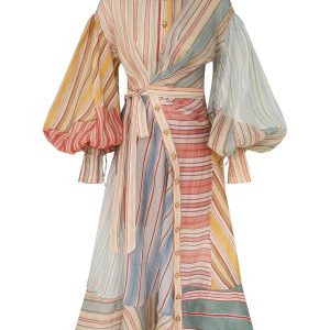 ZIMMERMANN INSPIRED DRESS IN 55% LINEN 45% SILK