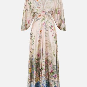 CAMILLA INSPIRED DRESS IN 100% SILK