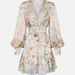 CAMILLA INSPIRED DRESS IN 100% SILK