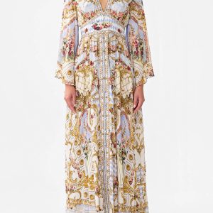 CAMILLA INSPIRED DRESS IN 100% SILK
