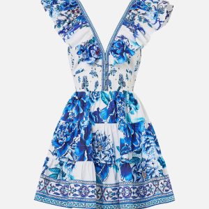 CAMILLA INSPIRED DRESS IN 100% COTTON