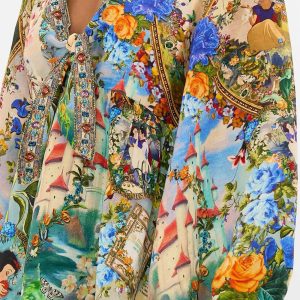 CAMILLA INSPIRED DRESS IN 100% SILK