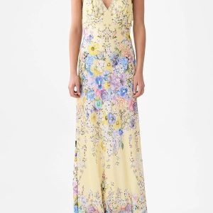 CAMILLA INSPIRED DRESS IN 100% SILK