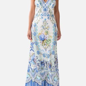 CAMILLA INSPIRED DRESS IN 100% SILK