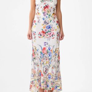 CAMILLA INSPIRED DRESS IN 100% SILK