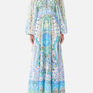CAMILLA INSPIRED DRESS IN 100% SILK