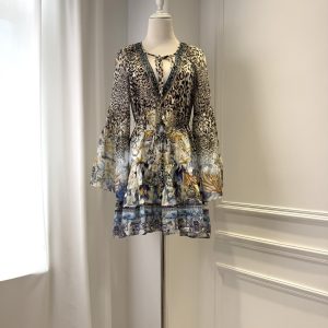 CAMILLA INSPIRED DRESS IN 100% SILK