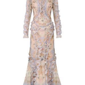 ZIMMERMANN INSPIRED DRESS IN 55% LINEN 45% SILK