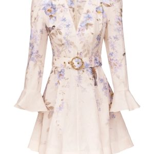 ZIMMERMANN INSPIRED DRESS IN 55% LINEN 45% SILK