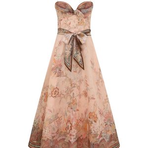 ZIMMERMANN INSPIRED DRESS IN 53% LINEN 47% SILK